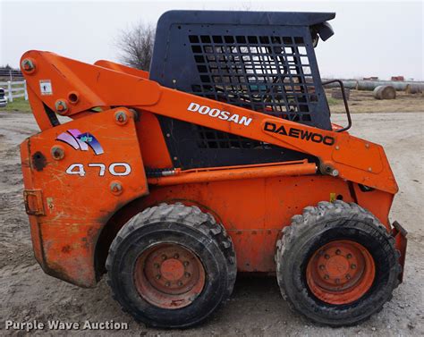 daewoo 470 skid steer|doosan 470 plus specs.